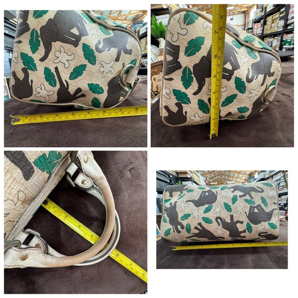 Very Rare Gucci Joy Elephant Print Boston Handbag - Picture 10 of 14